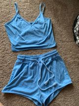 SheIn Blue Pajama Set Photo 0