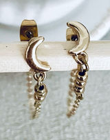 Crescent moon + chain Photo 0