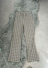 Outfitters Plaid Flared Pants Photo 0