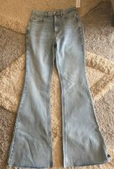Stretch High Rise Flare Jeans Photo 0