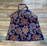 Liz Claiborne Navy Paisley Tankini Photo 0
