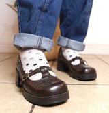 Mudd Vintage Mary Jane Platform Shoes Y2K Photo 0