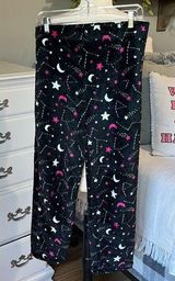 Plush Comfy Pajama Pants Black Fleece Womens Small Photo 0