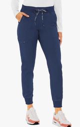 Med Couture Navy Scrub Joggers Photo 0