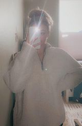 Time & Tru Oversized Fuzzy Sherpa Photo 0