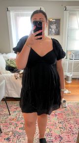 BP Black Dress Flowy Photo 0