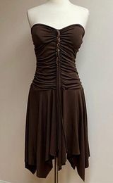 Candie's Strapless Asymmetrical Dress Photo 0