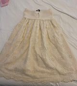 ZARA Cream Crochet Dress Photo 0