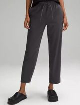 Lululemon Tapered Leg Mid Rise Pant Luxtreme Dress Pants Graphite Grey XL NWT Photo 0