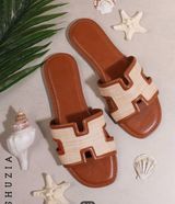 Brown Summer Sandals Size 9 Photo 0