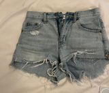 Distressed Jean Shorts Photo 0