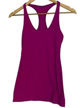 Lululemon Women's 6 Tank Top Pink Racerback Sleeveless Active Athleisure Casual Photo 0