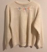 Apostrophe Floral crewneck sweater white Photo 0