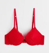 H&M Red Push-up Bra Photo 0