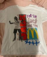 Cactus Jack travis scott x mcdonald’s tell ‘em jack sent you tshirt Photo 0