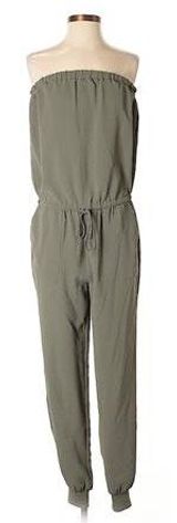 Joie Greens Strapless Jumpsuit Photo 0