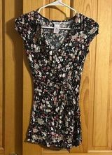 Candie's Candie’s Multicolor Floral Micro-sleeve w Asymmetrical Ruffle Photo 0