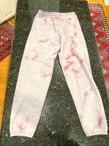 Custom Lightly Tie Dyed Sweatpants Blue Size M Photo 0