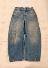 Free People Barrel Jeans Mid-Rise Photo 0
