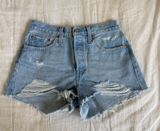 Levi’s 501 Light Wash Denim Shorts Photo 0