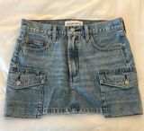 Cargo Jean Skirt Photo 0