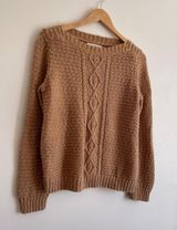 Jones New York Vintage Beige Knit Sweater Photo 0