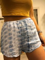 Tobi Blue And White Shorts Photo 0