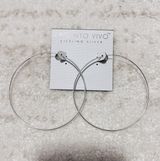 Argento Vivo Sterling Silver Hoop Earnings Photo 0