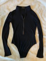 White Fox Boutique Black Bodysuit Photo 0