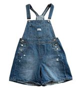 Levi's medium wash denim overalls size XS Photo 0