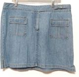 Style & Co denim skirt shorts underneath sz 14 Photo 0