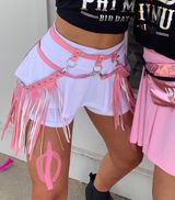 Pink Tassel And Fringe Belt Photo 0