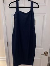 Navy Midi Dress Photo 0
