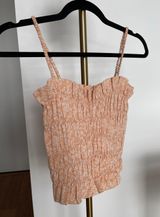 WAYF Crinkle Floral Tank Top Photo 0