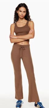 Aritzia Brown Flare Pants Photo 0