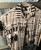 Forever 21 Newspaper Button Up Photo 0