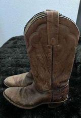 Frye Womens 6 B Brown Leather Heritage Western Boots  Rodeo Cowgirl Photo 0