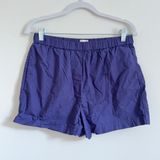 Aritzia Wilfred Free Boxer Shorts Size Medium Purple PJ Lounge Women’s Photo 0