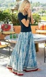 Soft Surroundings long bohemian skirt Size Medium Photo 0