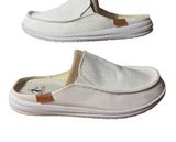 Corkys Pontoon Shoe Women Size 11 White Cream Slid On Beach Minimal Light Weight Photo 0