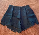 Boutique Satin Shorts Black Size M Photo 0