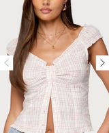 Dolsy Plaid Button up top Photo 0