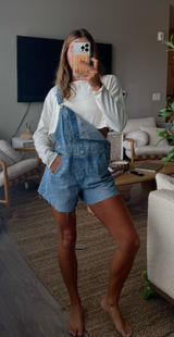 Levi's Levi’s Short Overalls Denim Photo 0