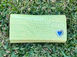 Brighton lime Green/blue Wallet/crossbody Photo 0