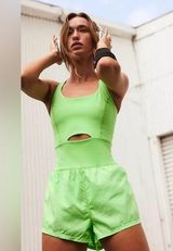 Free People Movement Righteous Runsie Size Small Green Photo 0