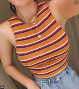 ZARA NWOT  Striped Tank Photo 0