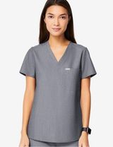Figs “Catarina” graphite grey gray one pocket scrub top Photo 0
