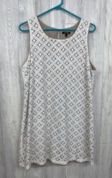Apt. 9 White Lace Dress Semi-Formal Photo 0