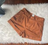 J.Crew Terracotta Clay Belted Shorts Size 8 Photo 0