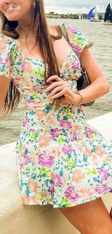 Floral Mini Dress Photo 0
